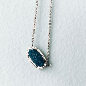 Elisa Kendra Scott blue stone necklace